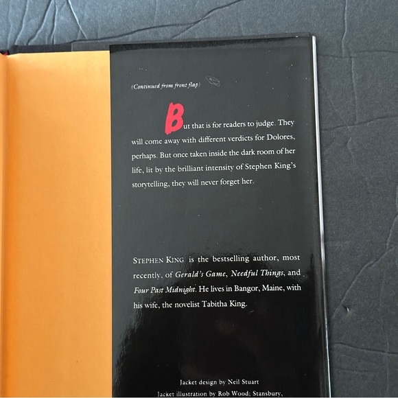Dolores Claiborne by Stephen King (1st Edition ) | Fiction, Thriller | Hardcover - Picture 4 of 12